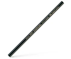 Medžio anglies pieštukas Faber-Castell PITT, kietas (H), juodos spalvos