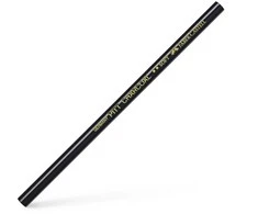 Medžio anglies pieštukas Faber-Castell PITT, minkštas, juodos spalvos