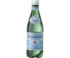 Mineralinis vanduo S.Pellegrino, gazuotas, plastikiniame butelyje 0.5l (D)