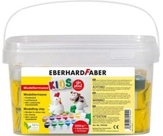 Modelinas EberhardFaber, Kids, 2kg, baltos spalvos, + 14 spalvų