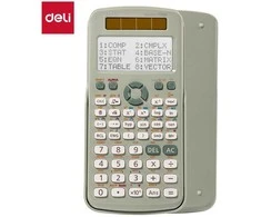Mokyklinis skaičiuotuvas DELI, D991ES, 417 funkcijų, žalsvos spalvos