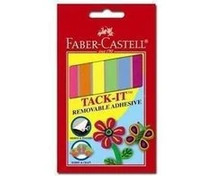Montavimo guma Faber-Castell Tack-It, 50g, spalvota, juostelėmis