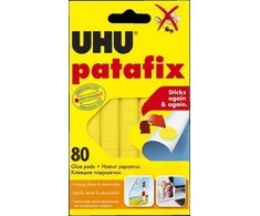 Montavimo pagalvėlės UHU, 80vnt/50g, geltonos spalvos