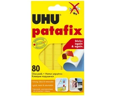 Montavimo pagalvėlės UHU, 80vnt/50g, geltonos spalvos