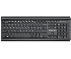Multimedijos klaviatūra REAL-EL Comfort 7085 EN juodos spalvos