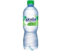 Natūralus mineralinis vanduo Akvilė, lengvai gazuotas, plastikiniame butelyje, 0.5l (D)