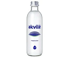 Natūralus mineralinis vanduo Akvilė, negazuotas, stikliniame buteliuke 0.33l (D)