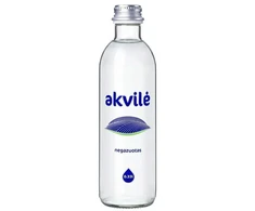 Natūralus mineralinis vanduo Akvilė, negazuotas, stikliniame buteliuke 0.33l (D)