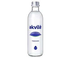 Natūralus mineralinis vanduo Akvilė, negazuotas, stikliniame buteliuke 0.33l (D)