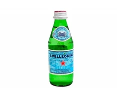 Natūralus mineralinis vanduo S.Pellegrino, gazuotas, stikliniame buteliuke, 0.25l (D)