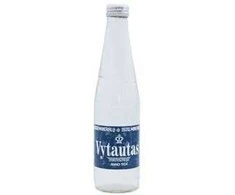 *Natūralus mineralinis vanduo Vytautas, gazuotas, stikliniame buteliuke 0.33l