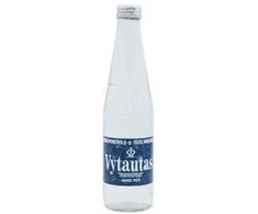 Natūralus mineralinis vanduo Vytautas, gazuotas, stikliniame buteliuke 0.33l