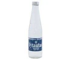 *Natūralus mineralinis vanduo Vytautas, gazuotas, stikliniame buteliuke 0.33l