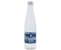 *Natūralus mineralinis vanduo Vytautas, gazuotas, stikliniame buteliuke 0.33l