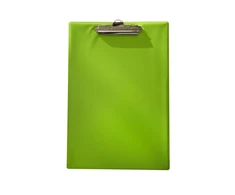 Pagrindas rašymui Ecopolimer Panta Plast. A4. be atvertimo. su prispaudėju viršuje. žalios spalvos