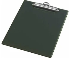 Pagrindas rašymui Panta Plast, A4, be atvertimo, su prispaudėju viršuje, žalios spalvos