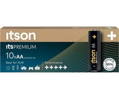 Elementai Panasonic Itson itsPREMIUM, AA šarminiai, 10 vnt./pak.