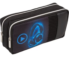 Penalas deVENTE Headphones, ovalus, 20x9x6 cm, juodos spalvos