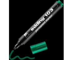 Permanentinis žymeklis Edding 103, 1,5-3mm, žalios spalvos