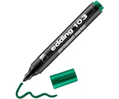 Permanentinis žymeklis Edding 103, 1,5-3mm, žalios spalvos