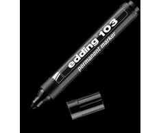 Permanentinis žymeklis Edding 103, 1,5-3mm, juodos spalvos