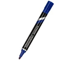 Permanentinis žymeklis DELI U100 apvalus 1,8mm mėlynas