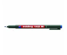 Permanentinis žymeklis Edding 142M OHP, apvaliu galiuku, 1mm, mėlynos spalvos