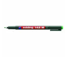 Permanentinis žymeklis Edding 142M OHP, apvaliu galiuku, 1mm, žalios spalvos