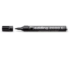 Permanentinis žymeklis Edding 2000C, apvaliu galiuku, 1,5-3mm, juodos spalvos