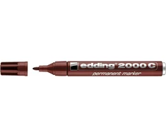 Permanentinis žymeklis Edding 2000C, apvaliu galiuku, 1,5-3mm, rudos spalvos