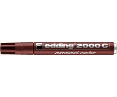 Permanentinis žymeklis Edding 2000C, apvaliu galiuku, 1,5-3mm, rudos spalvos