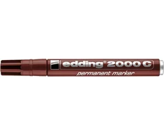 Permanentinis žymeklis Edding 2000C, apvaliu galiuku, 1,5-3mm, rudos spalvos