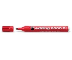 Permanentinis žymeklis Edding 2000C, apvaliu galiuku, 1,5-3mm, raudonos spalvos