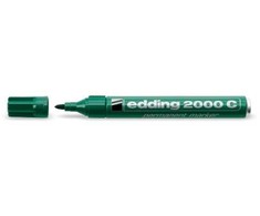 Permanentinis žymeklis Edding 2000C, apvaliu galiuku, 1,5-3mm, žalios spalvos