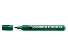 Permanentinis žymeklis Edding 2000C, apvaliu galiuku, 1,5-3mm, žalios spalvos