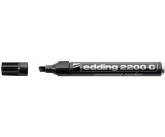 Permanentinis žymeklis Edding 2200C, kirstu galiuku, 1,5-3mm, juodos spalvos