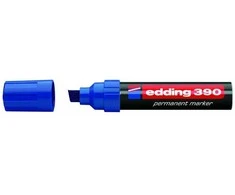 Permanentinis žymeklis Edding 390, 4-12mm, kirstu galu, mėlynos spalvos