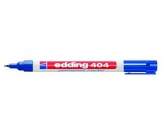 Permanentinis žymeklis Edding 404, 0.75mm, mėlynos spalvos