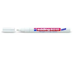 Permanentinis žymeklis Edding 8010 rentgeno nuotraukoms, apvaliu galiuku, 0,8mm, baltos spalvos