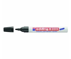 Permanentinis žymeklis Edding 8300, 1,5-3mm, apvaliu galiuku, juodos spalvos