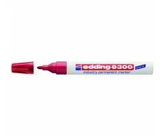 Permanentinis žymeklis Edding 8300, 1,5-3mm, apvaliu galiuku, raudonos spalvos