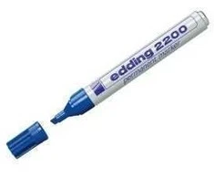 Permanetninis žymeklis Edding 2200c, kirstu galiuku, 1-5mm, mėlynos spalvos