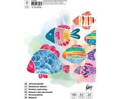 Piešimo sąsiuvinis College, A3, 180g, 20 lapų