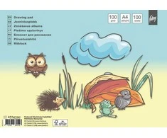 Piešimo sąsiuvinis College A4 100 lapų 100g