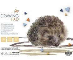 Piešimo sąsiuvinis College, A4, 120g, 30 lapų, klijuotas