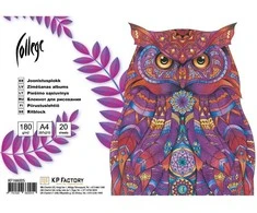 Piešimo sąsiuvinis College, A4, 180g, 20 lapų