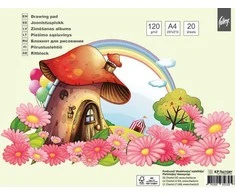 Piešimo sąsiuvinis College A4 20 lapų 120g