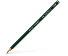 Pieštukas Faber-Castell 9000, 2H, be trintuko, padrožtas