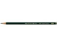 Pieštukas Faber-Castell 9000, 3B, be trintuko, padrožtas