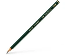 Pieštukas Faber-Castell 9000, 5H, be trintuko, padrožtas
